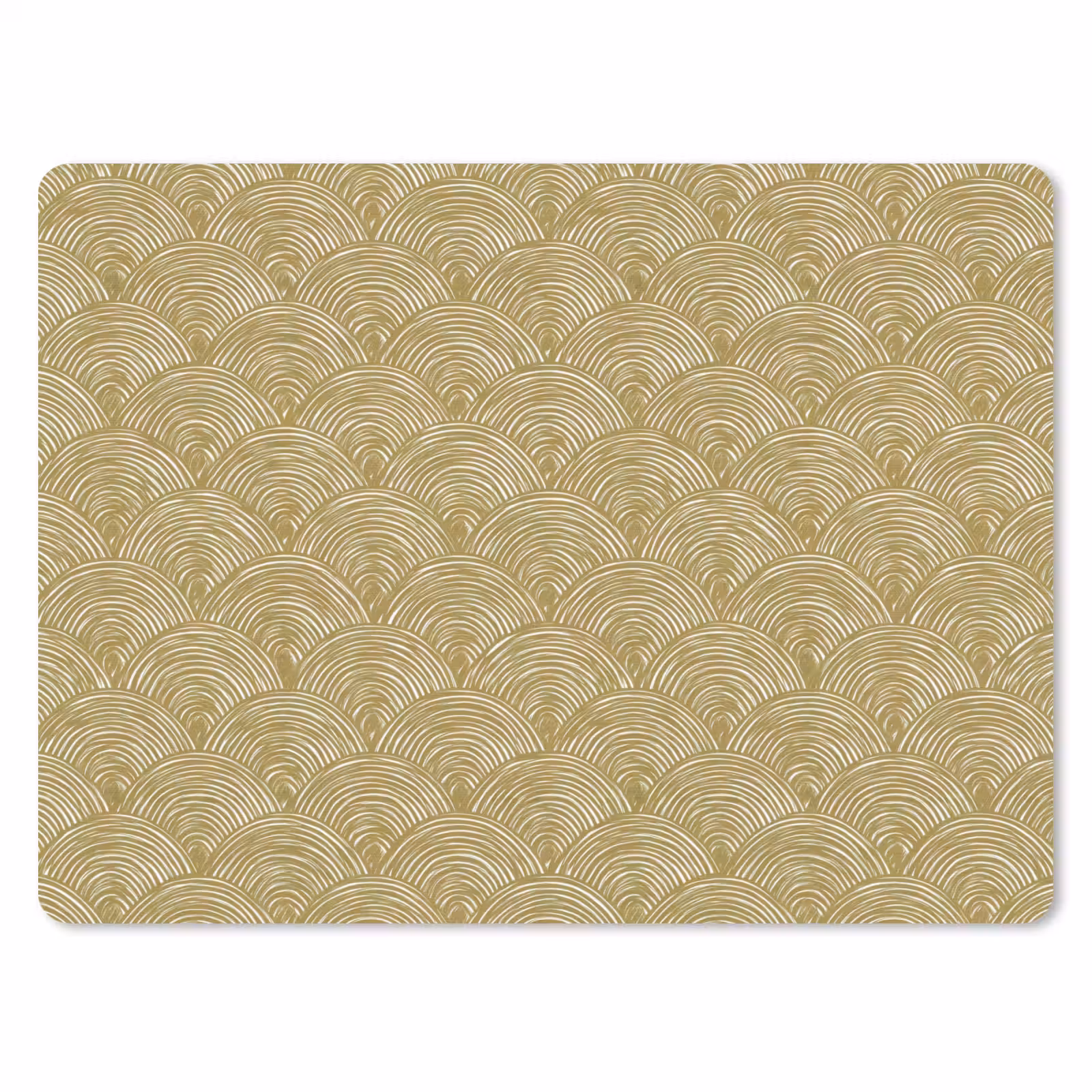 Muismat - Waaier - Geometrisch - Groen — 1