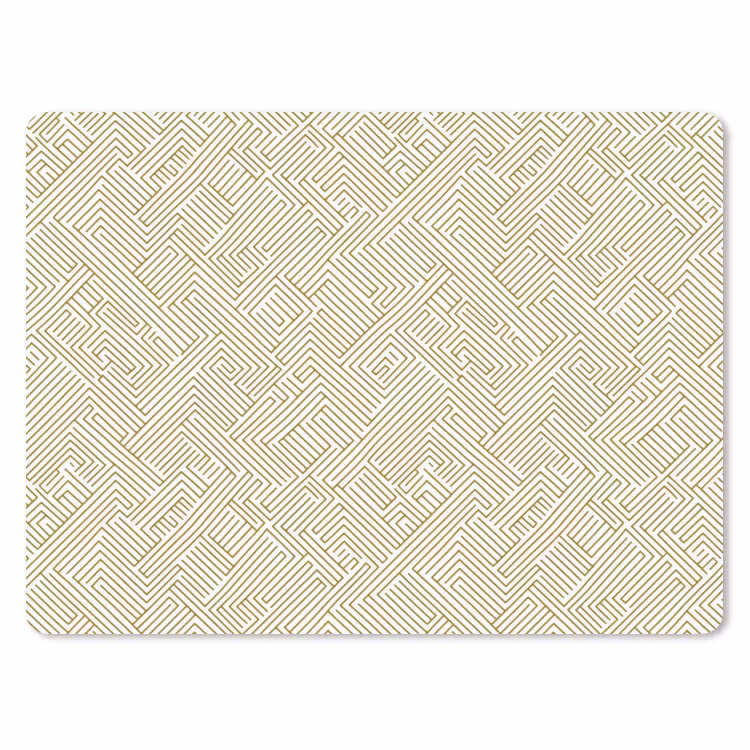 Muismat - Geometrisch - Lijnen - Groen — 1