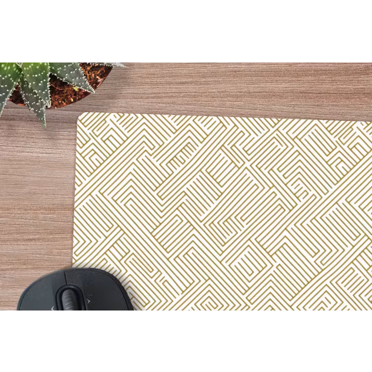 Muismat - Geometrisch - Lijnen - Groen — 4