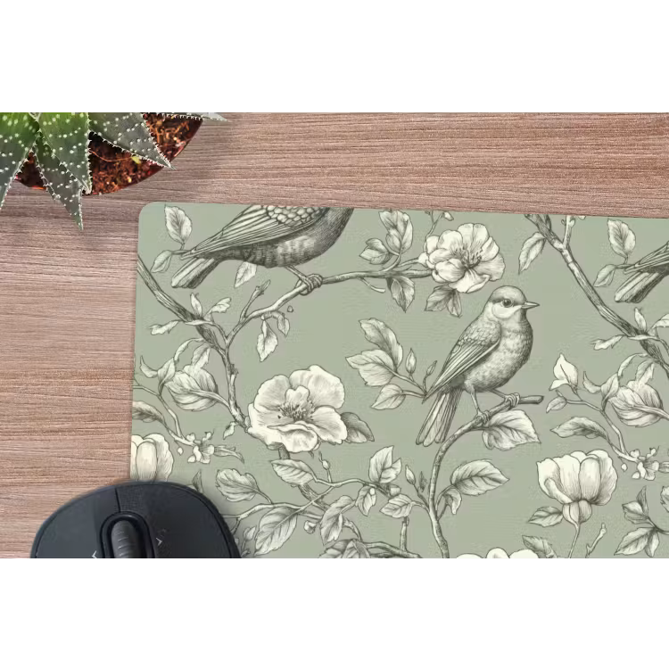 Muismat - Klassiek - Botanisch - Groen — 4