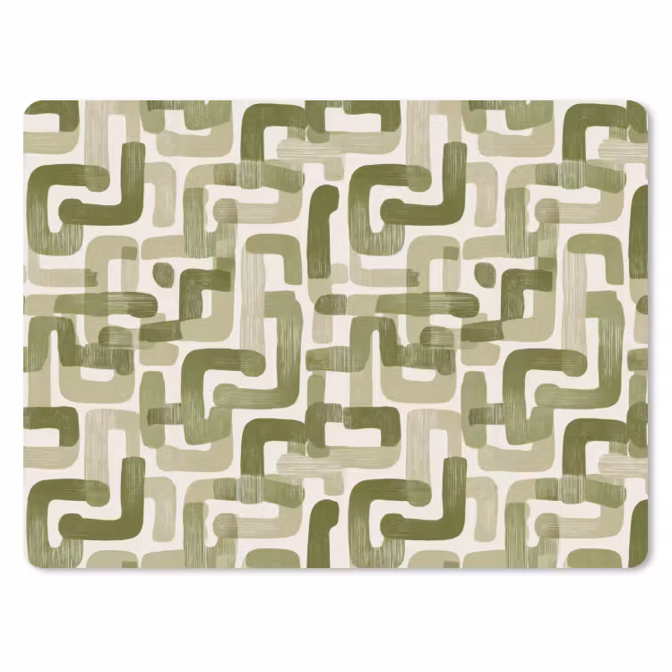 Muismat - Modern - Grafisch - Groen — 1