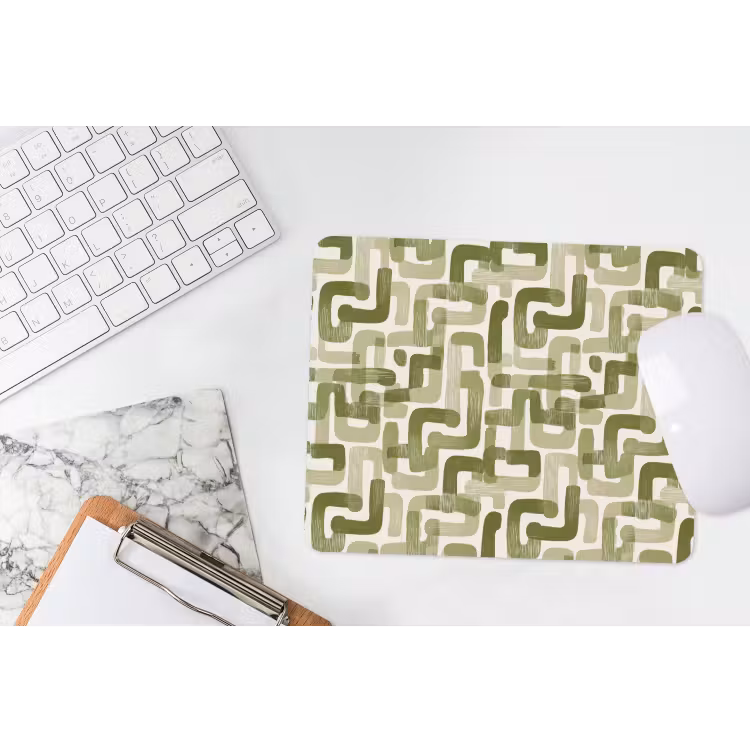 Muismat - Modern - Grafisch - Groen — 2