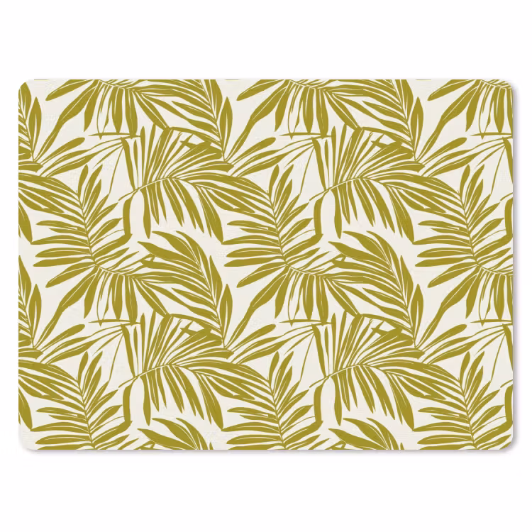 Muismat - Palmblad - Patroon - Groen — 1