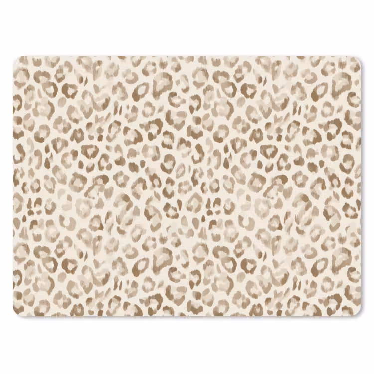 Muismat - Luipaard - Klassiek - Beige — 1