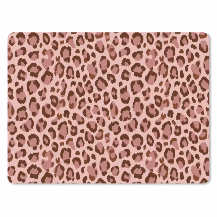 Muismat - Luipaard - Patroon - Roze — 1