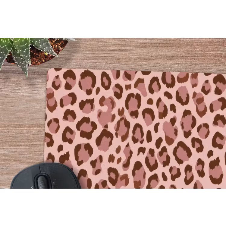 Muismat - Luipaard - Patroon - Roze — 4