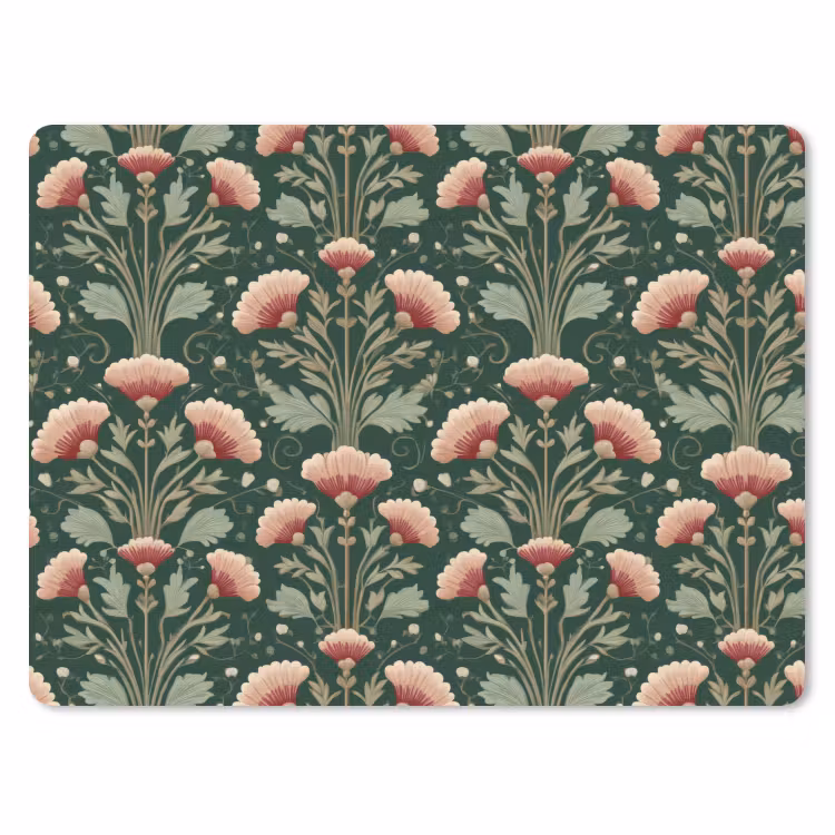 Muismat - Patroon - Botanisch - Kleurrijk — 1