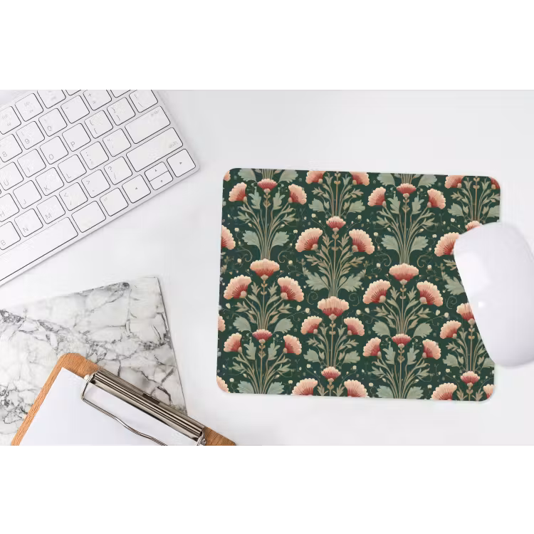 Muismat - Patroon - Botanisch - Kleurrijk — 2