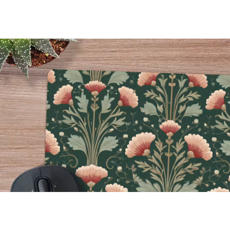 Muismat - Patroon - Botanisch - Kleurrijk — 4
