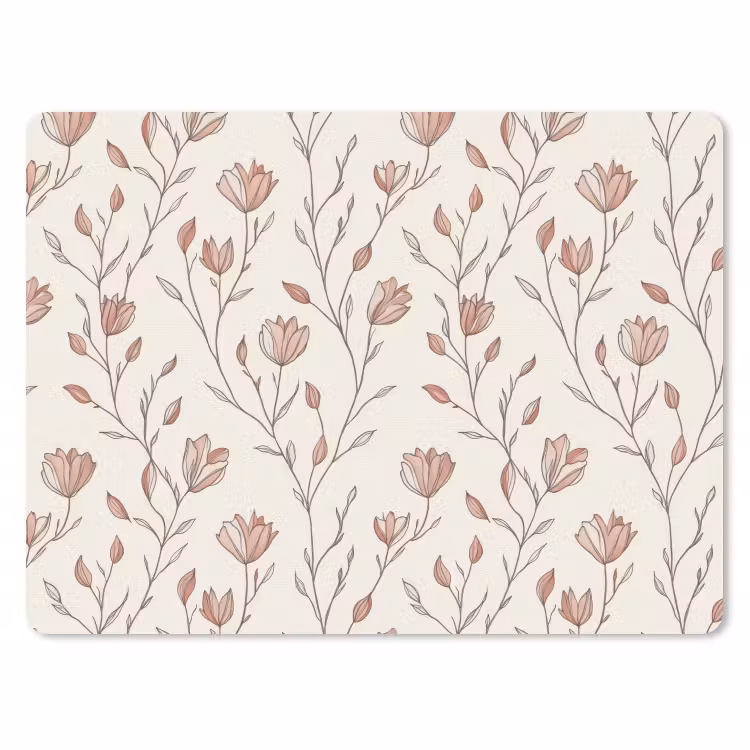 Muismat - Patroon - Klassiek - Roze — 1