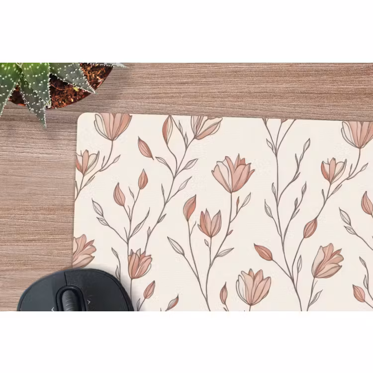 Muismat - Patroon - Klassiek - Roze — 4
