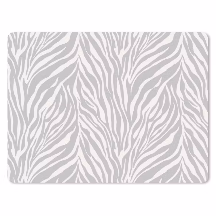 Muismat - Zebra - Motief - Grijs — 1