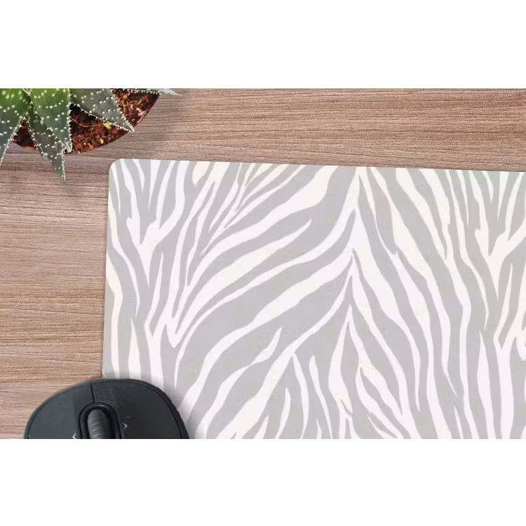 Muismat - Zebra - Motief - Grijs — 4