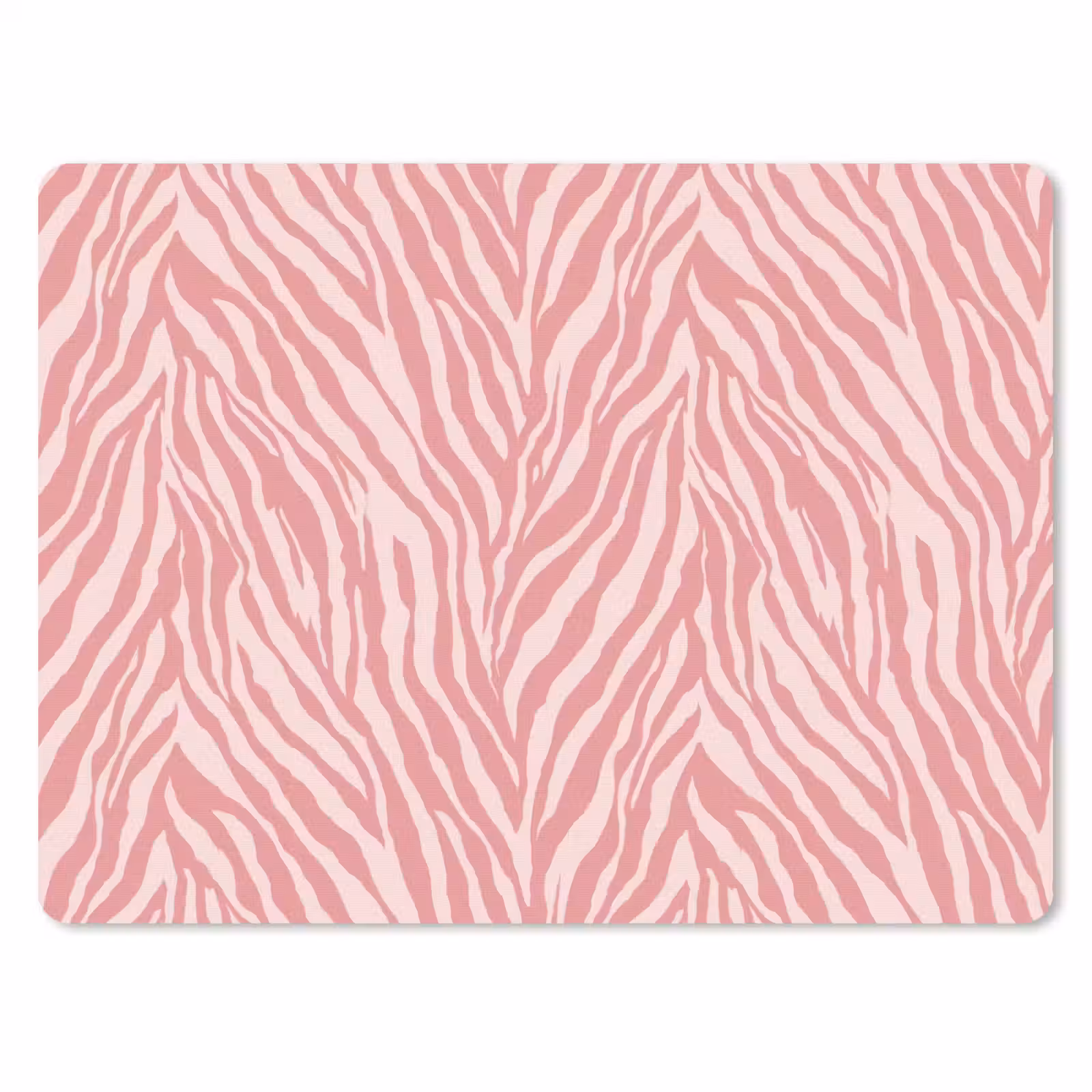 Muismat - Zebra - Print - Roze — 1