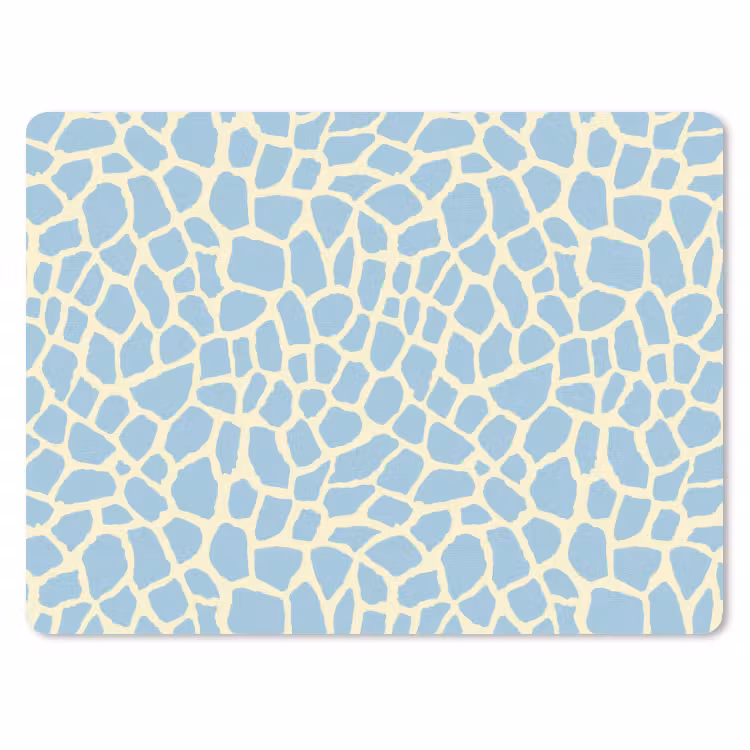 Muismat - Giraf - Modern - Blauw — 1