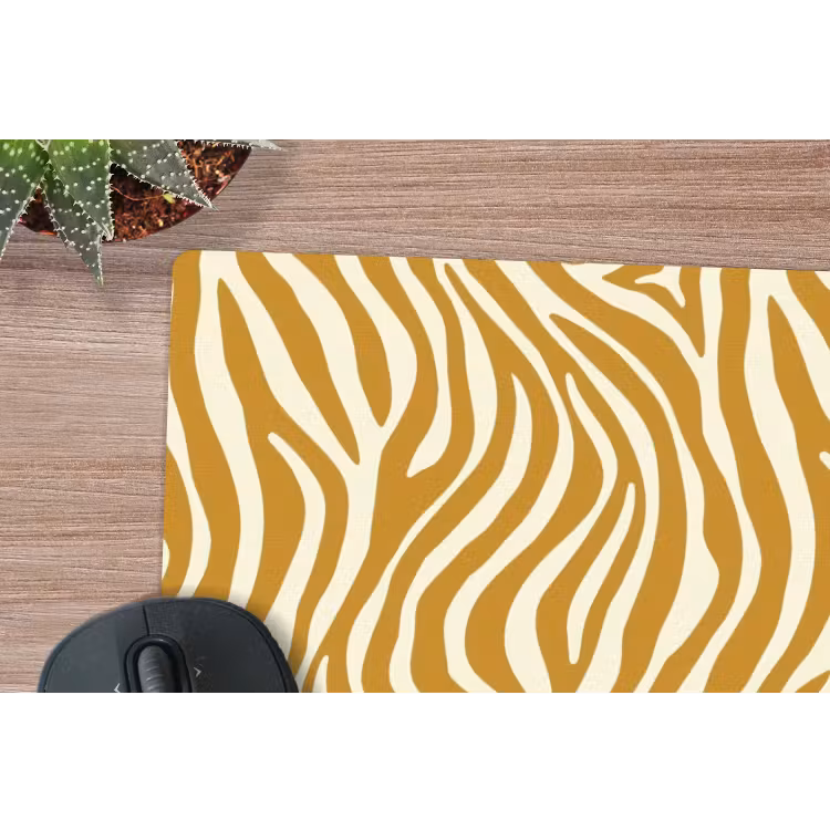 Muismat - Zebra - Klassiek - Oker - Geel — 4