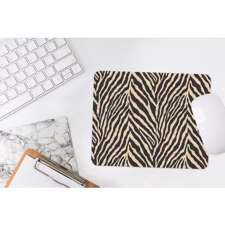 Muismat - Zebra - Klassiek - Zwart — 2