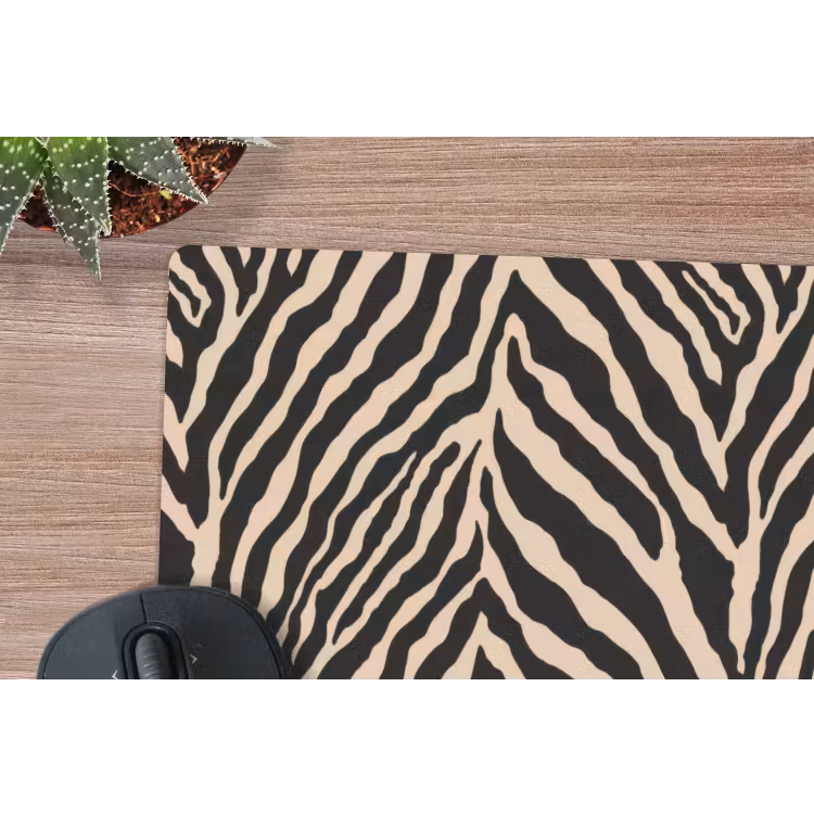 Muismat - Zebra - Klassiek - Zwart — 4