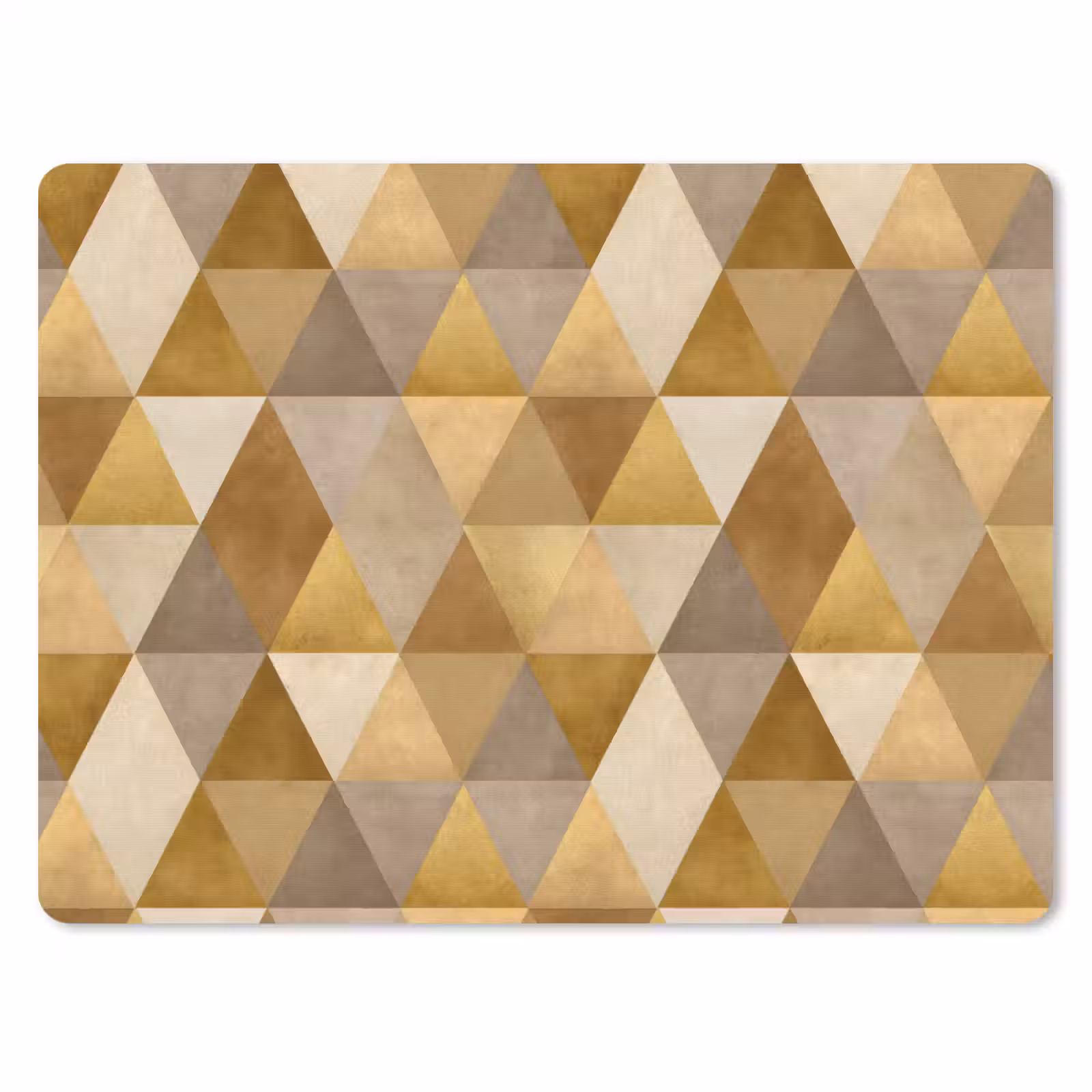 Muismat - Geometrisch - Driehoek - Goud — 1