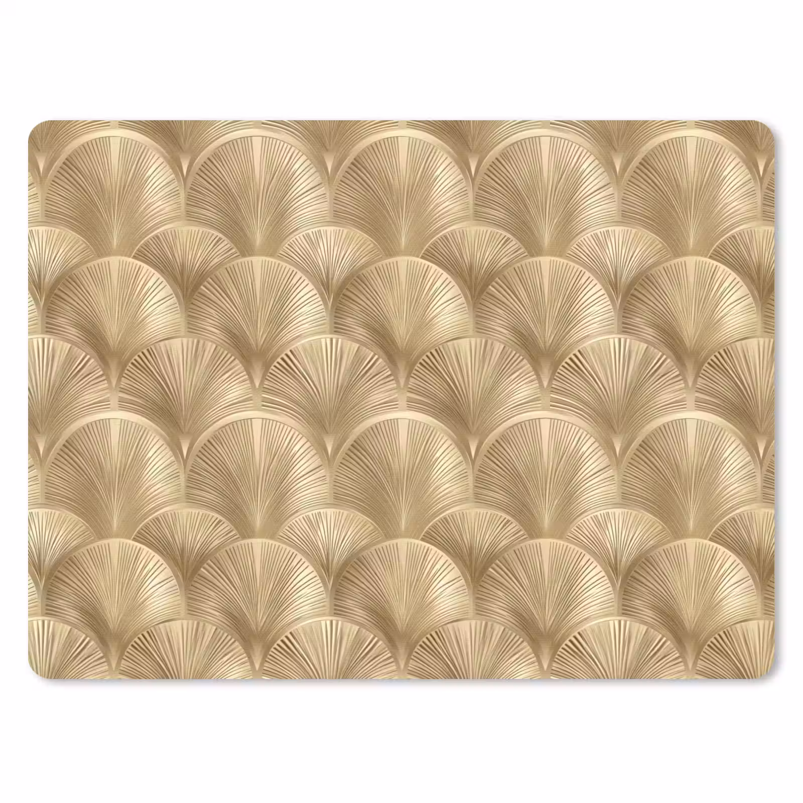 Muismat - Patroon - Waaier - Goud — 1
