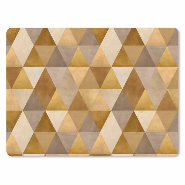 Muismat - Geometrisch - Driehoek - Goud — 1