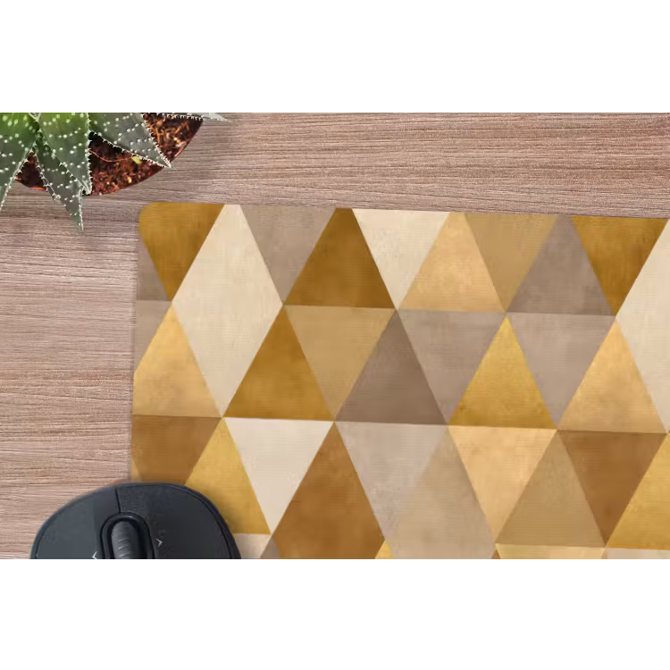Muismat - Geometrisch - Driehoek - Goud — 4