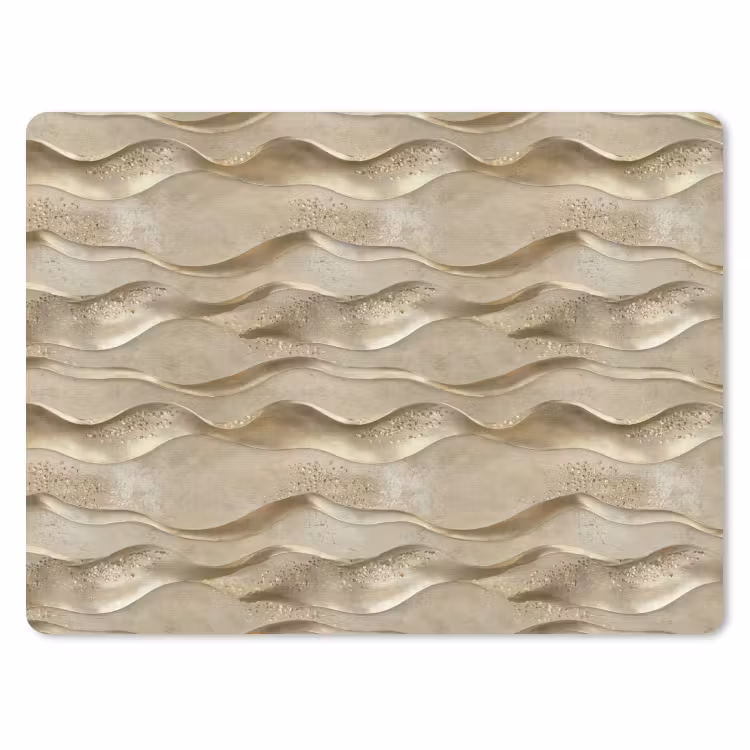 Muismat - Golven - Patroon - Goud — 1