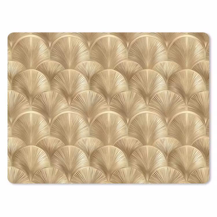 Muismat - Patroon - Waaier - Goud — 1