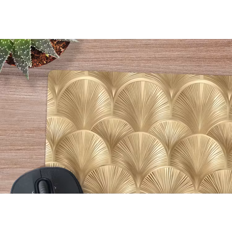 Muismat - Patroon - Waaier - Goud — 4