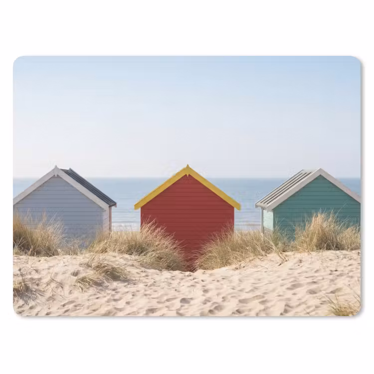 Muismat - Strand - Huisjes - Kleurrijk - Duinen — 1