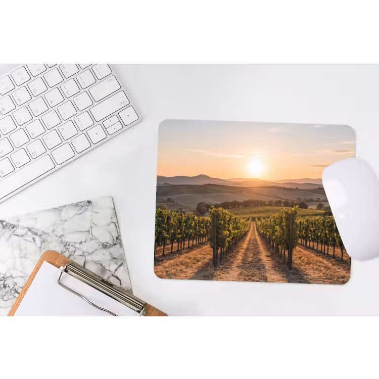 Muismat - Wijngaard - Zonsondergang - Landschap — 2
