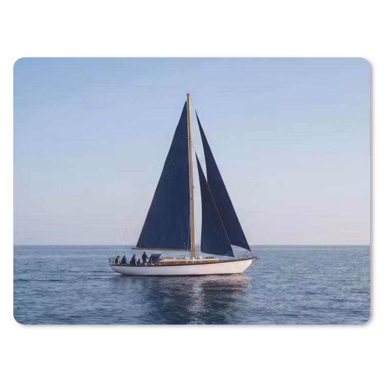 Muismat - Zeilboot - Zee - Blauw — 1