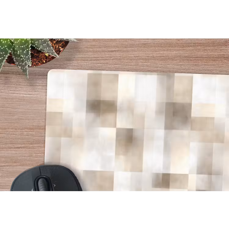 Muismat - Textuur - Linnen - Beige — 4