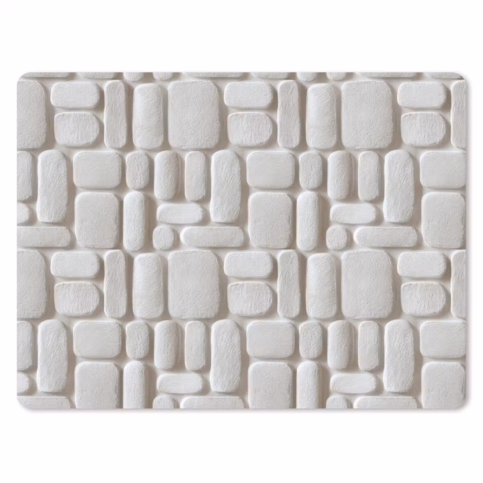 Muismat - Reliëf - Structuur - Wit — 1