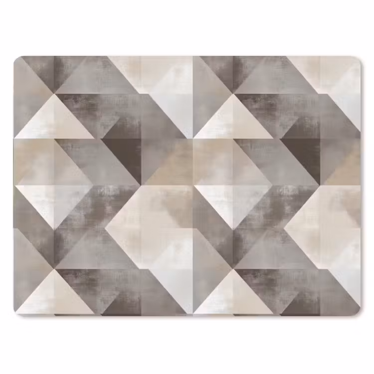 Muismat - Geometrisch - Motief - Aardetinten — 1