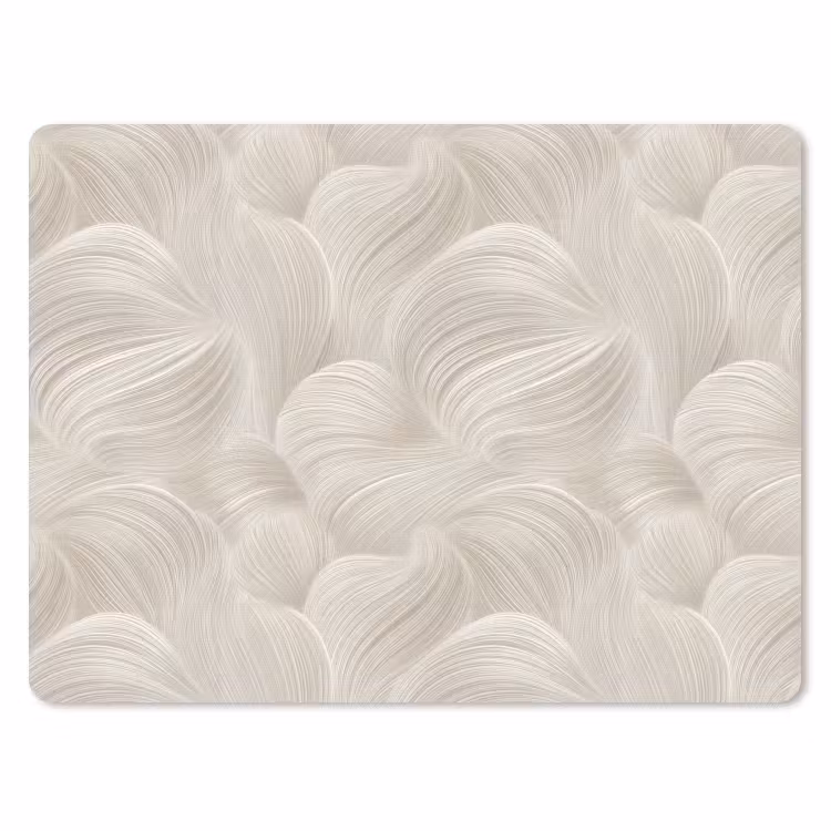 Muismat - Lijnen - Waaier - Beige — 1