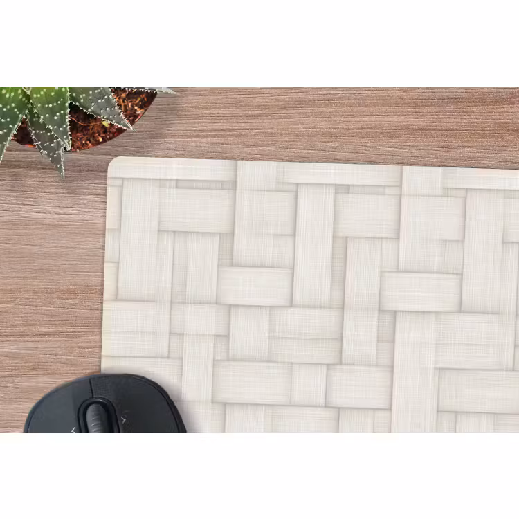 Muismat - Vlechtwerk - Banen - Beige — 4