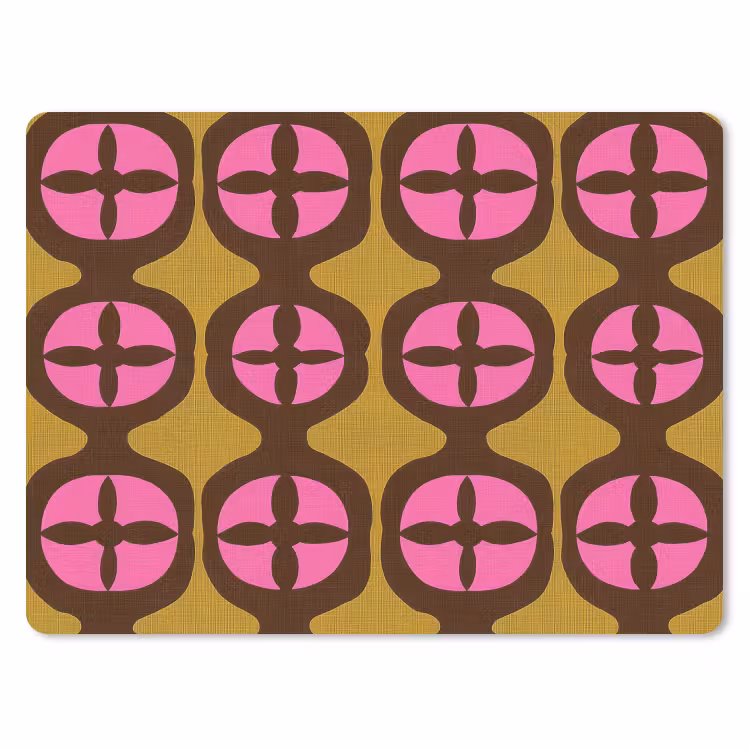 Muismat - Modern - Patroon - Roze — 1