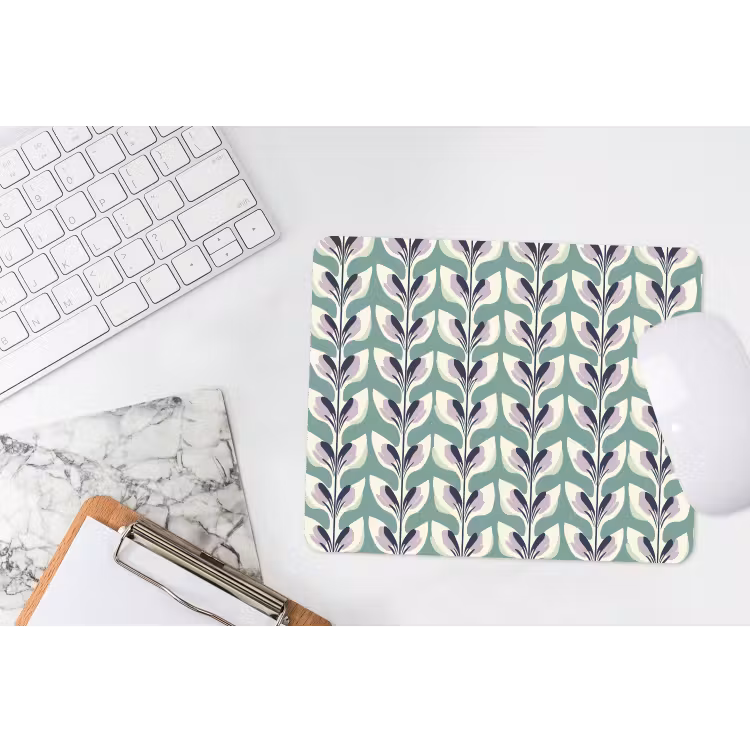 Muismat - Retro - Modern - Groen — 2