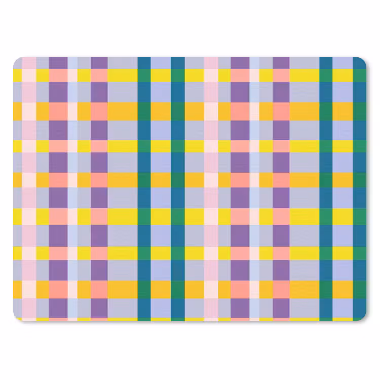 Muismat - Ruit - Patroon - Kleurrijk — 1