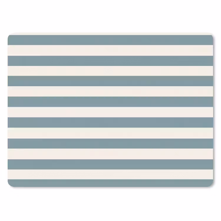 Muismat - Strepen - Modern - Blauw — 1