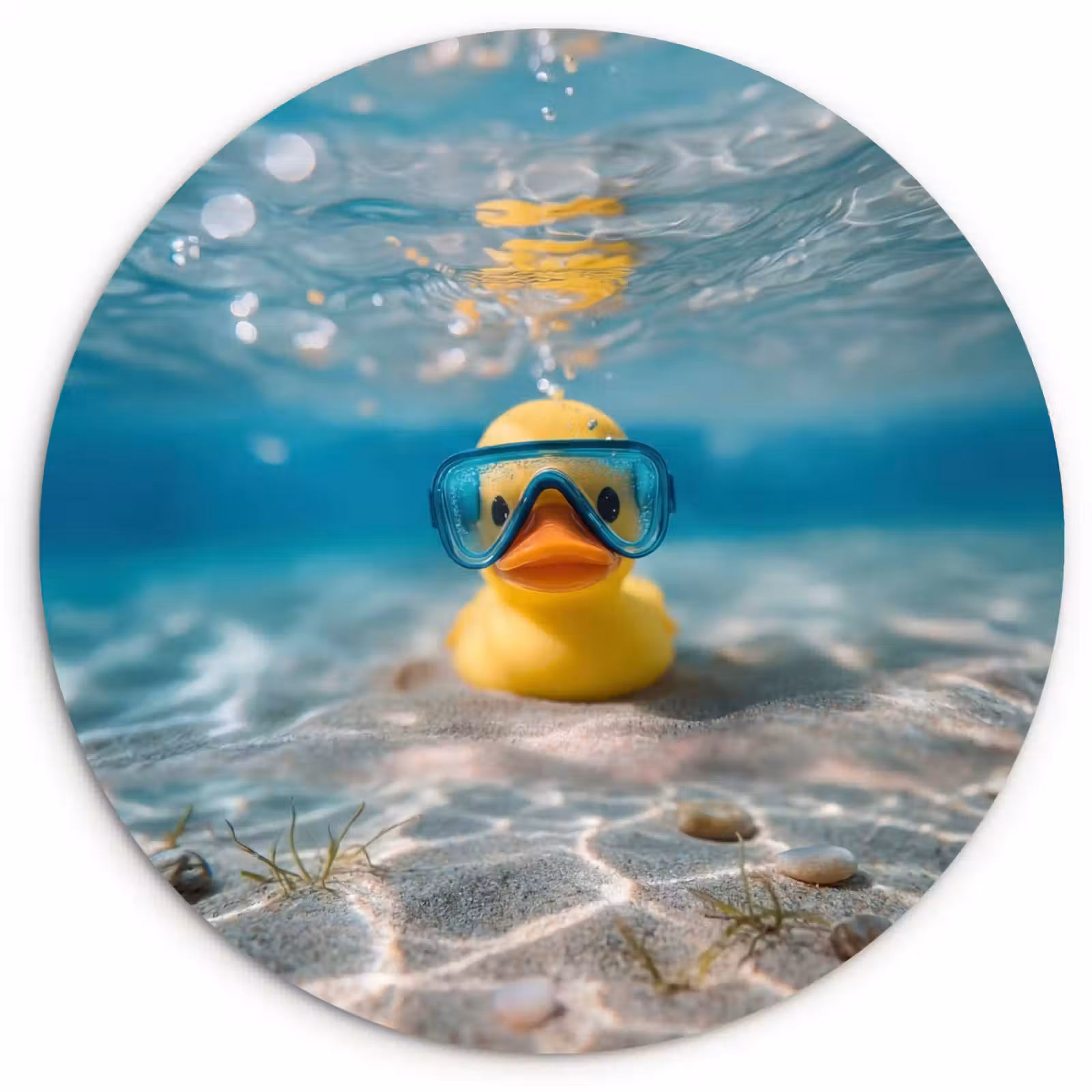 Muurcirkel - Duikbril - Eend - Water — 1
