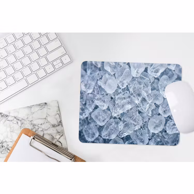 Muismat - Ijsblokjes - Water - Blauw — 2