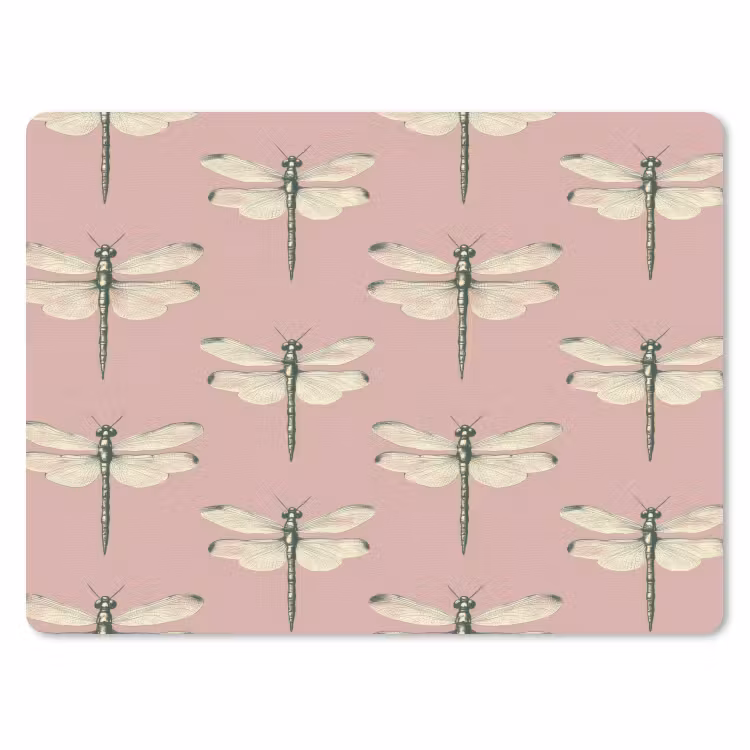 Muismat - Lillibellen - Patroon - Roze — 1