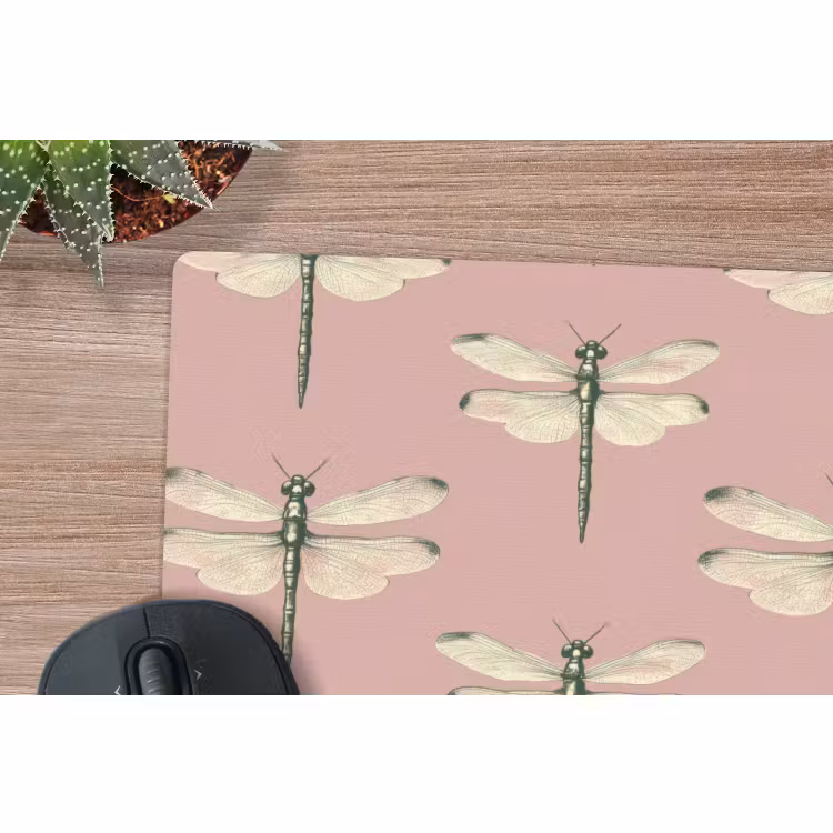 Muismat - Lillibellen - Patroon - Roze — 4