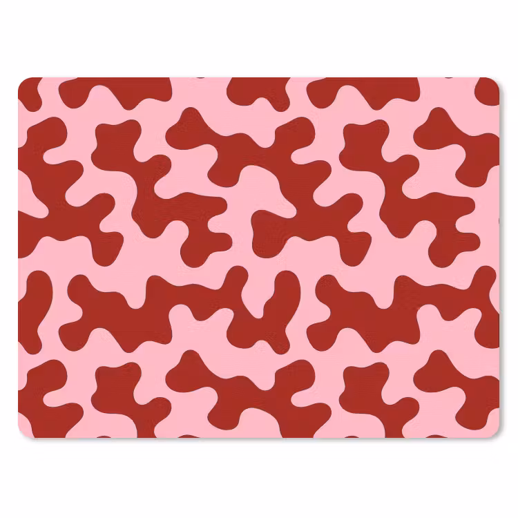 Muismat - Modern - Abstract - Rood — 1