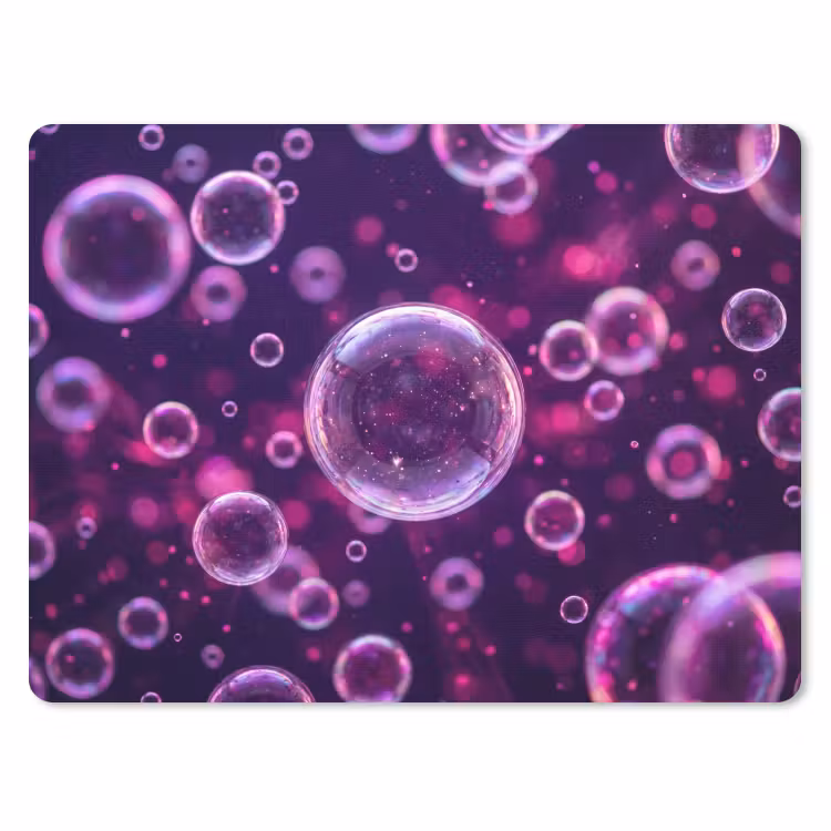 Muismat - Paars - Bubbels - Schuim — 1