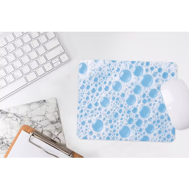 Muismat - Schuim - Bubbels - Blauw — 2