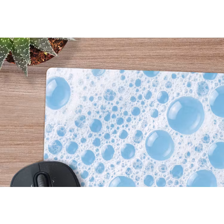 Muismat - Schuim - Bubbels - Blauw — 4