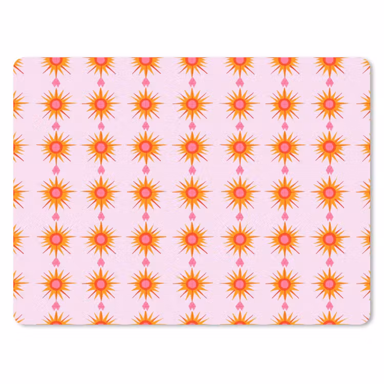Muismat - Zon - Motief - Roze — 1